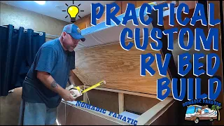 Complete Rebuild RV Bedroom & Bed. MUCH BETTER!