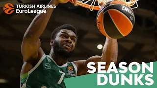 Josh Nebo | Season Dunks | 2021-22 Turkish Airlines EuroLeague