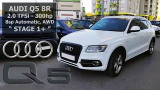 Audi Q5 2.0 TFSi Stage 1+ (300 hp) 0-100 за 5.4 сек!!! - Разгон: 0-100-150