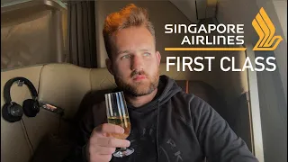 8 Glorious Hours in Singapore Airlines First Class | Frankfurt - New York | 777-300 ER