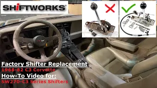 How To Replace a C3 Corvette Automatic Shifter with Shiftworks SW270-C3