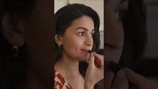 Alia Bhatt weird way of applying lipstick 💄 #aliabhatt #lipstick #shorts