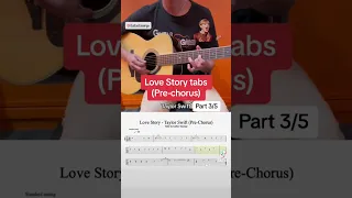 Taylor Swift - Love Story Pre Chorus Tabs (Part 3/5)