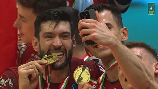 Premiazione Perugia campione d'Italia 23/24