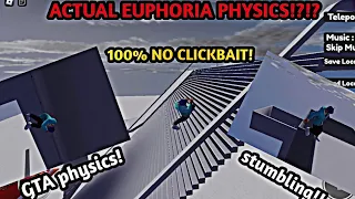 EUPHORIA PHYSICS - 3 TYPES OF PHYSICS INCLUDING OVERGROWTH! | roblox