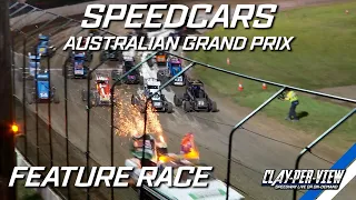 Speedcars | Australian Grand Prix - A-Main - Lismore - 4th Feb 2023 | Clay-Per-View Highlights