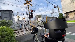 Japanese Trains/Railroad Crossing/Railway Crossing/踏切/電車/