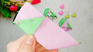 Small Bows for Girls - Easier Technique - 3.8 cm Ribbon 🎀