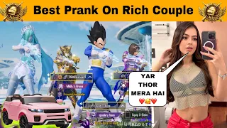 RANDOM RICH & PRO COUPLE TROLLED ME🥺 & TEACH ME HOW TO PLAY PUBG😂 | NOOB PRANK |