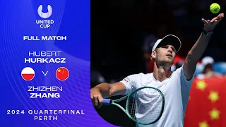 Hubert Hurkacz v Zhizhen Zhang Full Match | United Cup 2024 Quarterfinal