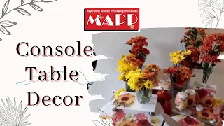 HOW TO STYLE A CONSOLE TABLE |  Home decor ideas | By Shalini Beriwal | Mapp Academy