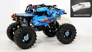 ТЯЖЕЛЫЙ МЕТАЛЛ: Внедорожник CADA Monster Truck 61008 со стальными шарнирами и карбоновыми осями