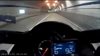 KAWASAKI H2 Loudest Roar in tunnel | 300 KPH in just 8 seconds.