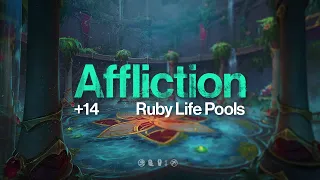 AGAIN? Affliction Warlock | +14 Ruby Life Pools! | WoW Dragonflight Season 4