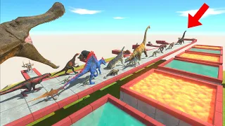 Dinosaurs and Pools of Water and Fire - Animal Revolt Battle Simulator