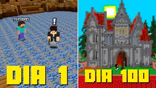 SOBREVIVENDO 100 DIAS no MINECRAFT RANKUP HARDCORE! - O FILME