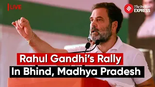 Rahul Gandhi Addresses Rally In Bhind, Madhya Pradesh | Lok Sabha Election 2024