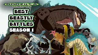 Godzilla®: The Series | Best Beastly Battles | Throwback Toons