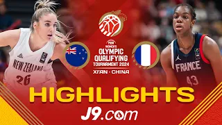 France remain perfect with big win over New Zealand | J9 Highlights | FIBA Women's OQT 2024