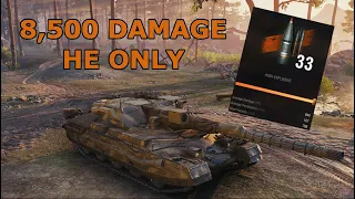 Rinoceronte HE Only - 8,500 Damage | World of Tanks