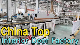 China Top10 Zhejiang Interior Door Solid Wood French Prehung Barn Sliding -ZonleDoors Manufacturer