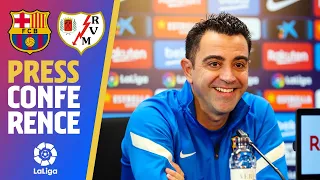 🔴 LIVESTREAM: XAVI PRESS CONFERENCE (BARÇA - RAYO VALLECANO)