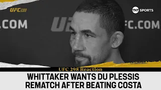 "I BROUGHT THE DOG BACK OUT" 😮‍💨 Robert Whittaker reacts after outlasting Paulo Costa at #UFC298
