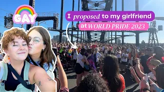 Lesbian Proposal at Sydney WorldPride 2023!