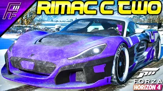 AWESOME ACCELERATION, UNACCEPTABLE UNDERSTEER! Rimac C_Two (S2 Rank 998) Forza Horizon 4 Multiplayer