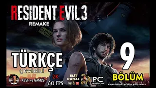 Resident Evil 3 Remake TÜRKÇE BÖLÜM 9 Yeraltı Tesisi (PC)