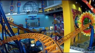 Supersonic Odyssey Roller Coaster POV Times Square Theme Park Malaysia (Cosmo's World) HD