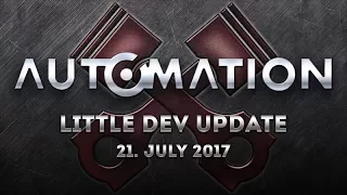 Little Dev Update: 21. July 2017