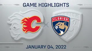 NHL Highlights | Flames vs. Panthers - Jan. 4, 2022