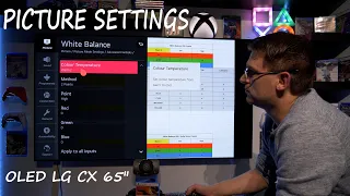 Picture Settings OLED LG CX 65" - SDR/HDR/Dolby Vision -  Standard Picture Menu - September 2021
