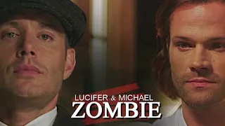 Michael!Dean and Lucifer!Sam - Zombie [Supernatural]