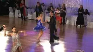 Latin Pro-Am Silver Samba. Sergey Kirichenko and his student. 2014 La Classique Du Quebec.