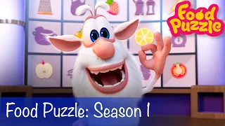 Booba - Food Puzzle Season 1 + Compilation of All Episodes with Food - Cartoon for kids