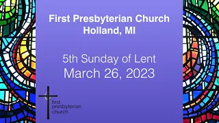 March 26, 2023 | 10:00am Sunday Service | LIVESTREAM