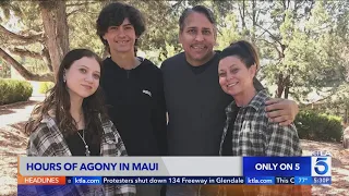 Man recalls desperate search to find family amid deadly Maui wildfires