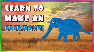 How to Make an Elephant with Playdoh | Step by step tutorial