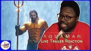 Aquaman Live Reaction to Extended Trailer 2 DC 2018