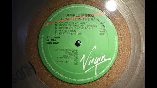 Simple Minds  Virgin 1983 Sparkle In The Rain . Up On The Catwalk #albumsongs