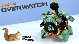 LEGO Overwatch Wrecking Ball Speed Build with Hammond Hamster