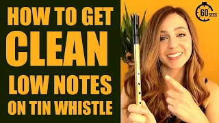 HITTING THE LOW NOTES SMOOTHLY | 60 SEC TIN WHISTLE TIPS