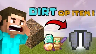 Minecraft but dirt drop op item...#minecraft #trending #youtube #gameplay #minecraftbut#viral#op