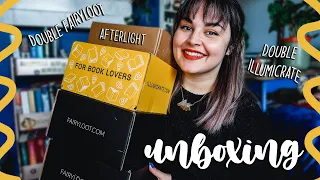 Big Book Box Unboxing! Double Fairyloot, February Illumicrate & Afterlight // 2022