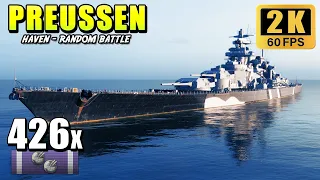 Battleship Preussen - crushed the enemy in 10 minutes