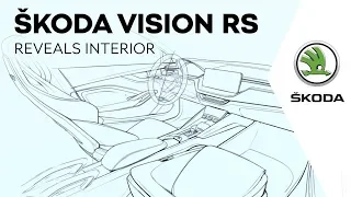 ŠKODA VISION RS reveals interior