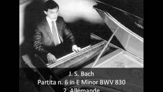 J. S. Bach - Partita n. 6 in E Minor BWV 830 - 2. Allemande (2/7)