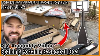 How To Assemble The Spalding Portable Basketball Goal | DIY Step By Step Guide